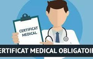 Faites votre certificat médical dès maintenant ! 