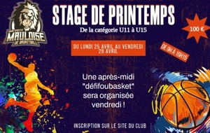 Stage Printemps 2022