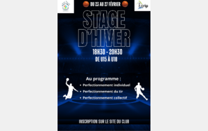 Stage d'hiver
