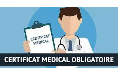 Faites votre certificat médical dès maintenant ! 